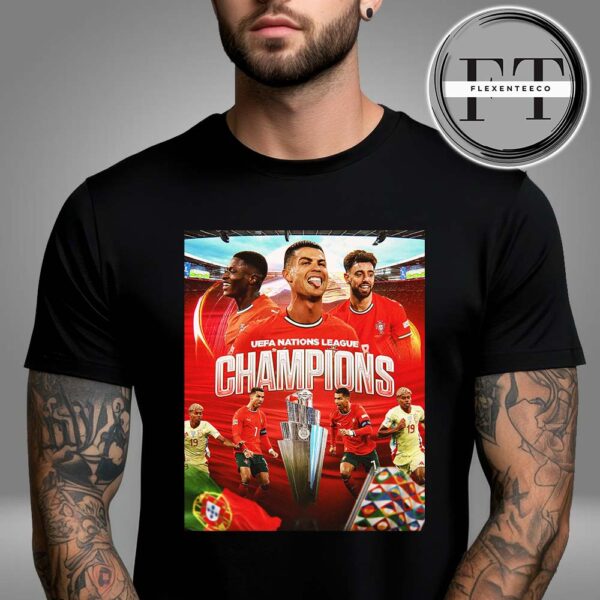 Portugal Reign Again UEFA Nations League 2025 Champions Unisex T-Shirt