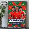 Portugal Win UEFA Nations League 2025 In Germany For The Second Time Home Decor Poster Canvas