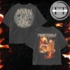 Power Wolf Joan Of Arc Two Sided Washed T-Shirt