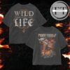 Power Wolf Wild For Life Two Sided Washed T-Shirt
