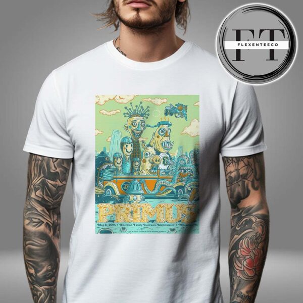 Primus Sessanta V2.0 At American Family Insurance Amphitheater In Milwaukee WI On May 31st 2025 Unisex T-Shirt
