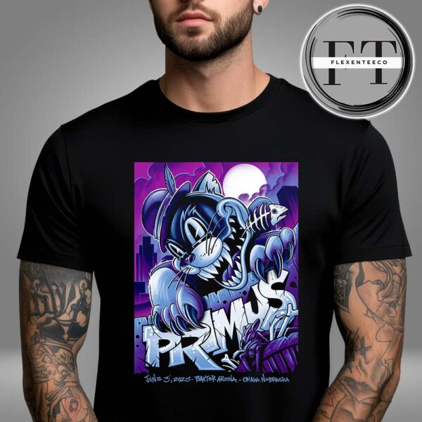Primus Sessanta V2.0 At Baxster Arena In Omaha NE On June 3 2025 Unisex T-Shirt