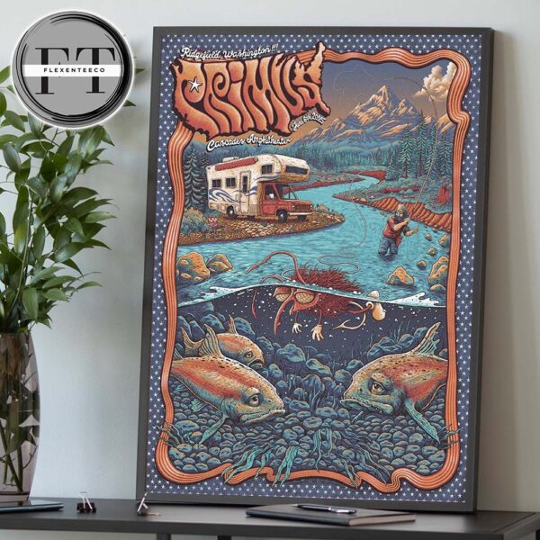 Primus Sessanta V2.0 At Cascades Amphitheater In Riogefield Washington On Jun 6 2025 Home Decor Poster Canvas