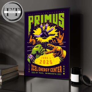 Primus Sessanta V2.0 At Xcel Energy Center In ST Paul MN On June 1st 2025 Home Decor Poster Canvas