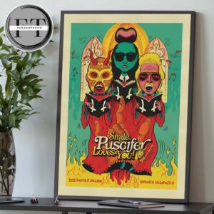 Puscifer Sessanta V2.0 At Baxster Arena In Omaha NE On June 3 2025 Home Decor Poster Canvas