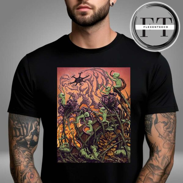 Puscifer Sessanta V2.0 At Cascades Amphitheater In Riogefield Washington On Jun 6 2025 Unisex T-Shirt