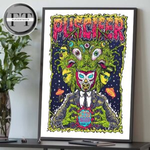 Puscifer Sessanta V2.0 At White River Amphitheatre In Auburn Washington On June 7 2025 Home Decor Poster Canvas