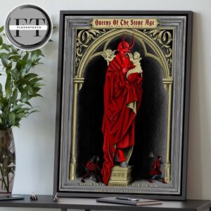 Queens Of The Stone Age At MGM Music Hall At Fenway In Boston MA US On June 10 2025 The End Is Need Home Decor Poster Canvas