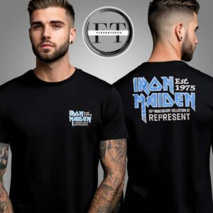 Represent X Iron Maiden Anniversary T-Shirt Two Sided Unisex T-Shirt