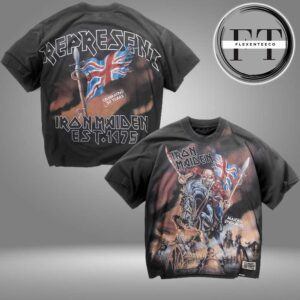 Represent X Iron Maiden Steed T-Shirt All Over Print Shirt