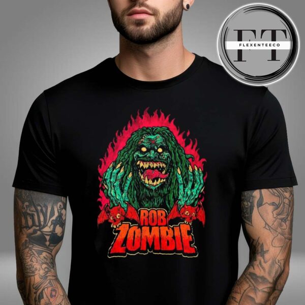 Rob Zombie Superbeast By Puis Calzada Rockabilia Exclusive Merch Unisex T-Shirt