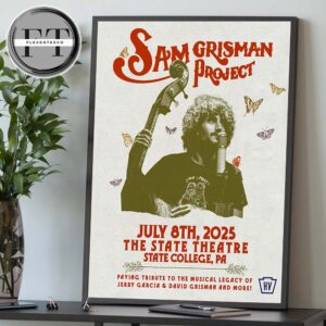 Sam Grisman Project At The State Theatre State In College PA On July 08 2025 Home Decor Poster Canvas