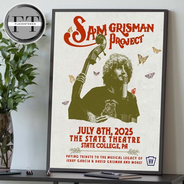 Sam Grisman Project At The State Theatre State In College PA On July 08 2025 Home Decor Poster Canvas