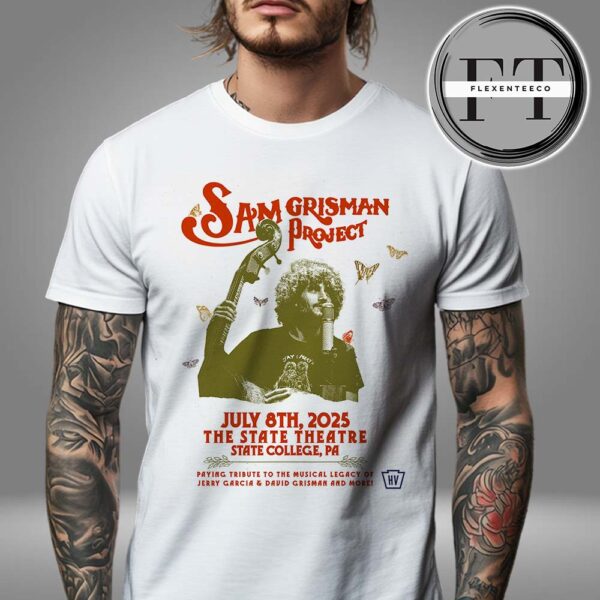 Sam Grisman Project At The State Theatre State In College PA On July 08 2025 Unisex T-Shirt