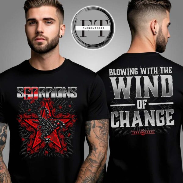 Scorpions Blowing With The Wind Two Sided Unisex T-Shirt