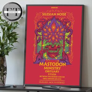 Silesian Noise Tour At MCK In Katowice Poland On August 5 2025 Home Decor Poster Canvas