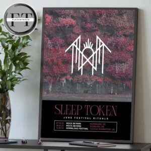 Sleep Token June Festival Rituals Tour Dates Home Decor Poster Canvas