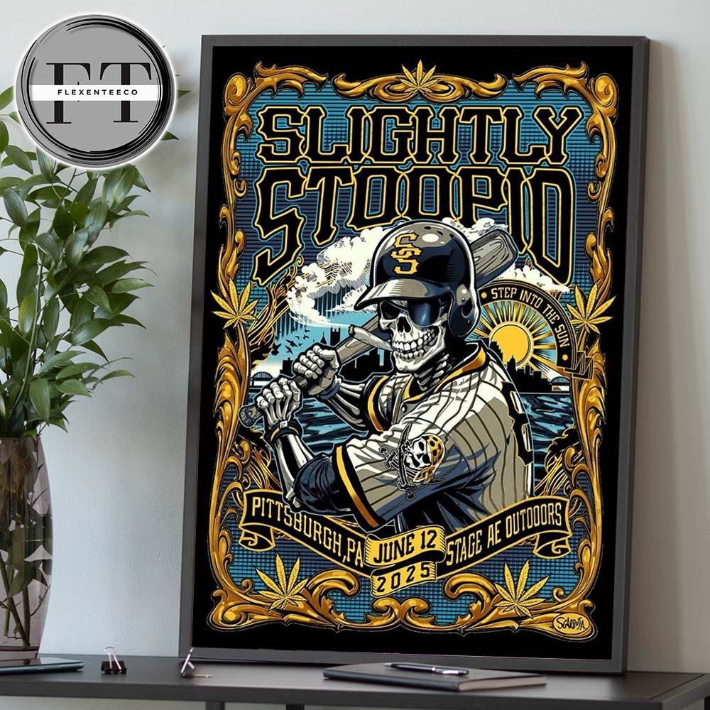 Slightly Stoopid At Stage Ae Outdoors In Pittsburgh PA On June 12 2025 Home Decor Poster Canvas