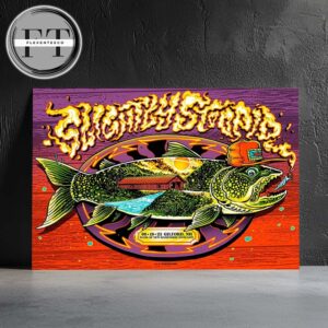 Slightly Stoopid Summer Tour At Bank Of New Hampshire Pavilion In Gilford NH On June 19 2025 Home Decor Poster Canvas