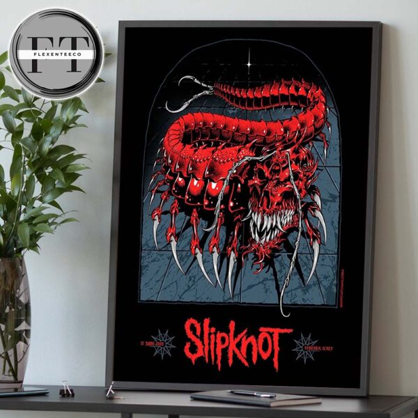 Slipknot Music Festival At Ferrara Italy On June 17 2025 Home Decor Poster Canvas