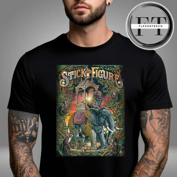 Stick Figure At Point Break Music Festival In Vircinia Beach VA On June 22 2025 Unisex T-Shirt