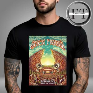 Stick Figure At Red Rocks On June 12 2025 Unisex T-Shirt