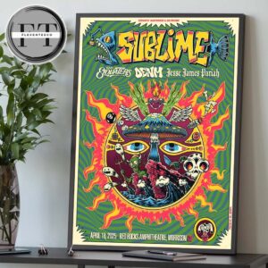 Sublime At Red Rocks Amphitheatre In Morrison CO On April 18 2025 Home Decor Poster Canvas