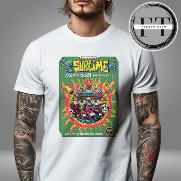 Sublime At Red Rocks Amphitheatre In Morrison CO On April 18 2025 Unisex T-Shirt