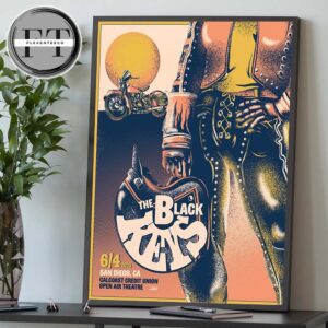 The Black Keys At Calcoast Credit Union Open Air Theatre In San Diego CA On June 4 2025 Home Decor Poster Canvas