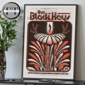 The Black Keys No Rain No Flowers Tour At The Greek Theatre In Los Angeles CA On June 3 2025 Home Decor Poster Canvas