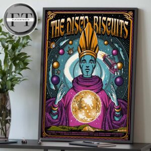 The Disco Biscuits Poster For Shows Celebrating 30 Years Schedule Home Decor Poster Canvas