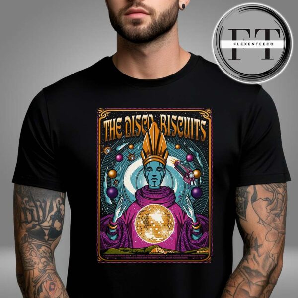 The Disco Biscuits Poster For Shows Celebrating 30 Years Schedule Unisex T-Shirt