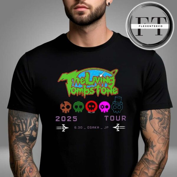 The Living Tombstone TLT World Tour June 30 2025 At Osaka Japan Logo Unisex T-Shirt