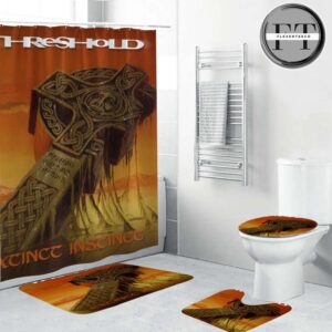 Threshold Extinct Instinct Album Cover Bathroom Set