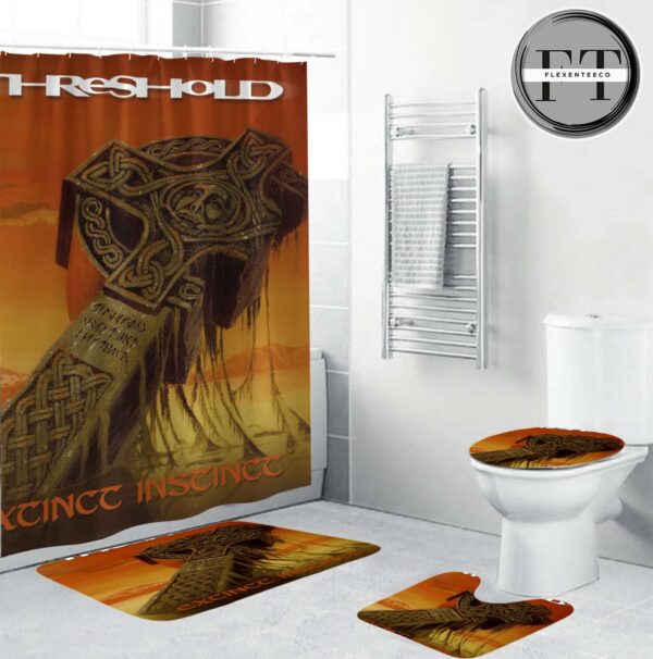 Threshold Extinct Instinct Album Cover Bathroom Set