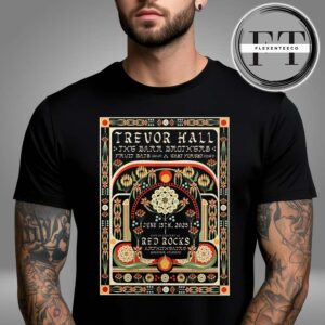 Trevor Hall Live In Concert At Red Rocks Amphitheatre In Morrison Colorado On June 15 2025 Unsiex T-Shirt