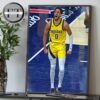 Tyrese Haliburton From Indiana Pacers 2025 NBA Finals Game Frames Home Decor Poster Canvas