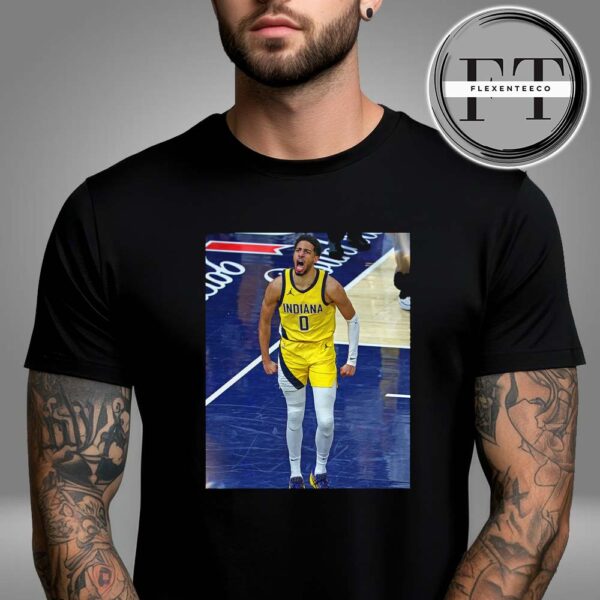 Tyrese Haliburton From Indiana Pacers 2025 NBA Finals Game Frames Unisex T-Shirt