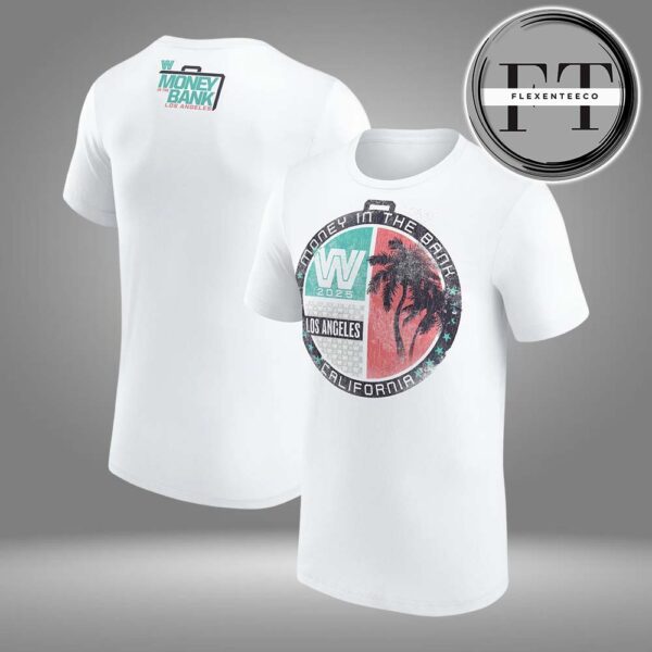 WWE Money in the Bank 2025 LA Palm Tree Two Sided Unisex T-Shirt