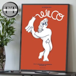 Wilco At OLT Rivierenhof In Antwerp BE On June 16-17 2025 Home Decor Poster Canvas