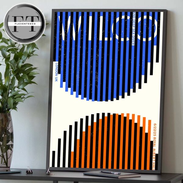 Wilco At Royal Albert Hall In London UK On June 22 2025 Home Decor Poster Canvas