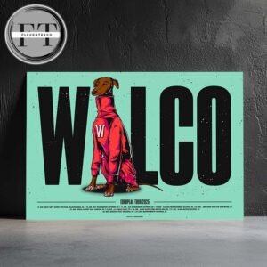 Wilco European Tour 2025 Date Times Schedule Home Decor Poster Canvas