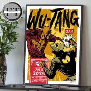 Wu Tang Clan At Moody Center In Austin Texas On June 15 2025 Home Decor Poster Canvas