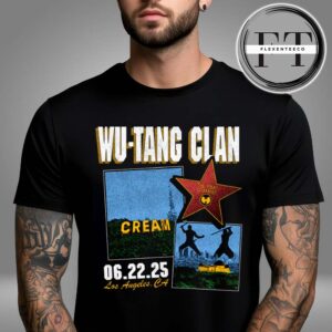 Wu Tang Clan June 22 2025 Crypto Com Arena Los Angeles CA Exclusive Tee Limited Edition Unisex T-Shirt