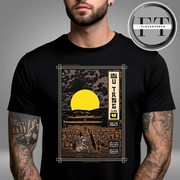 Wu Tang Clan Run The Jeinels At Chase Center On June 24 2025 And At Golden 1 Center On June 26 2025 Unisex T-Shirt