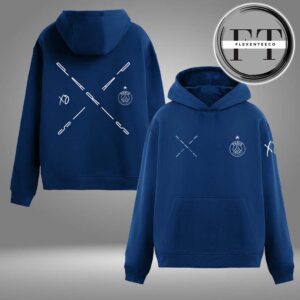 XO x PSG Beyond Limits Beyond Borders Blue All Over Print Shirt