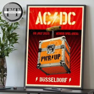 AC DC At Merkur Spiel Arena In Dusseldorf On July 8 2025 Home Decor Poster Canvas