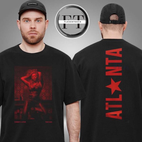 Beyonce Cowboy Carter Tour Atlanta Exclusive New Merch Two Sided Unisex T-Shirt