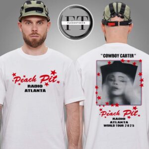 Beyonce Cowboy Carter Tour Atlanta Peach Pit Exclusive New Merch Two Sided Unisex T-Shirt