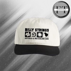 Billy Strings 2025 Tour Australia & New Zealand Classic Cap Hat Snapback